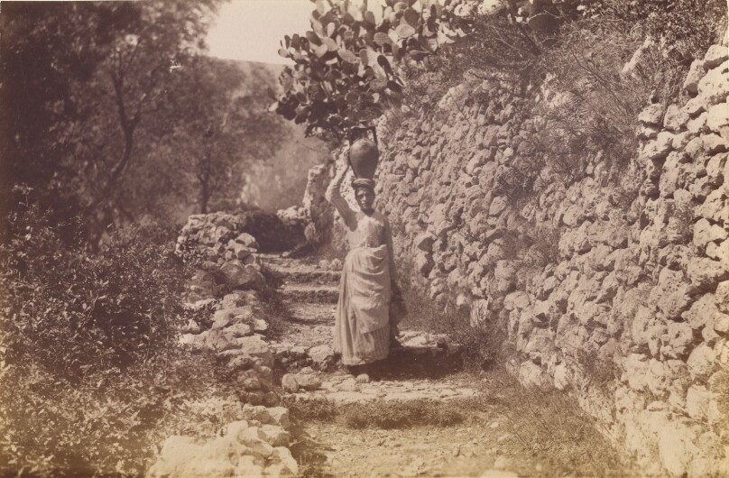 Capri [woman carrying jug]