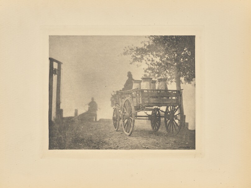 [At the Ferry - A Misty Morning]