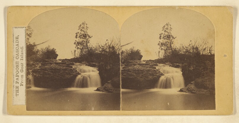 The Papoose Cascade, From Goat Island.