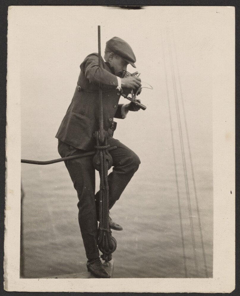 [Press Photographer at Work]