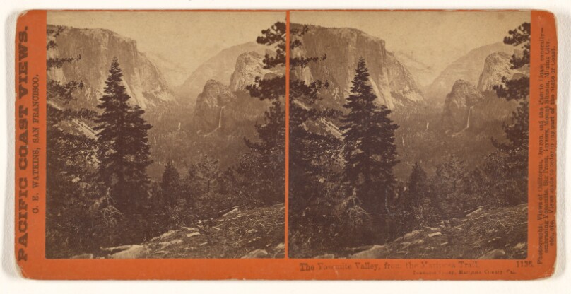 The Yosemite Valley, from the Mariposa Trail, Yosemite Valley, Mariposa County, Cal.