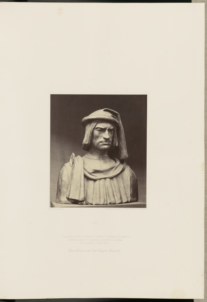 Colossal Bust in Terra Cotta, of Lorenzo de Medici