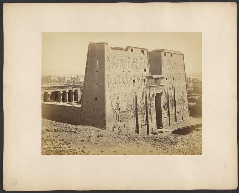 Temple d'Edfu dans la Haute Egypte