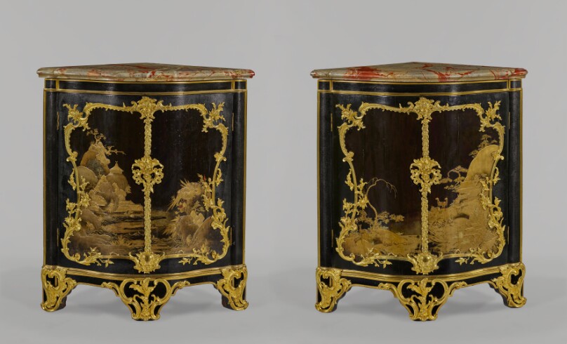 Pair of Corner Cupboards