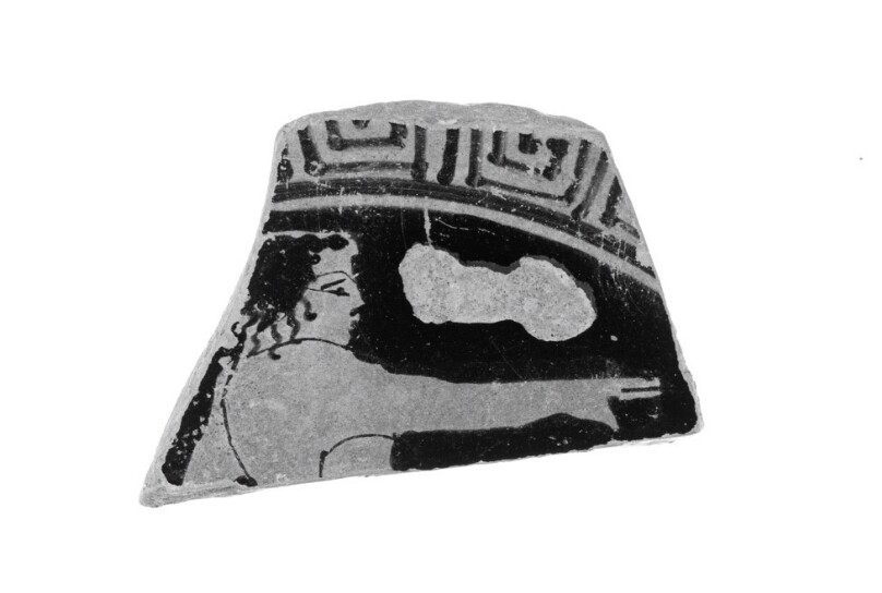 Attic Red-Figure Kylix Fragment