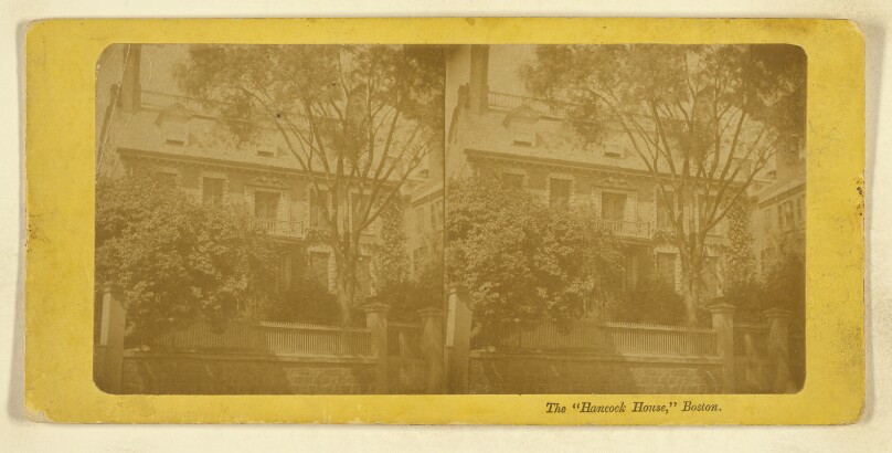 The "Hancock House," Boston.