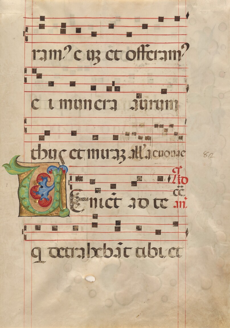 Decorated Initial V