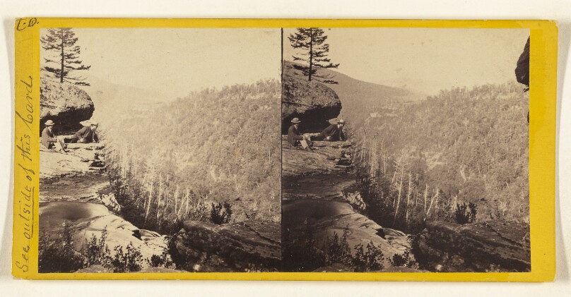 View from the top of Kauterskill Fall, looking down the Glen