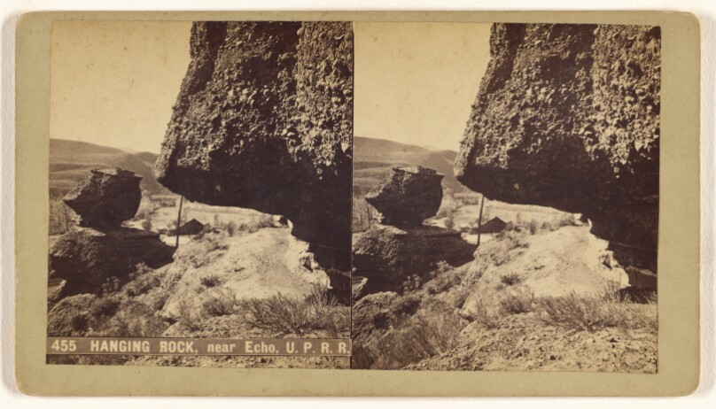 Hanging Rock, near Echo, U.P.R.R.