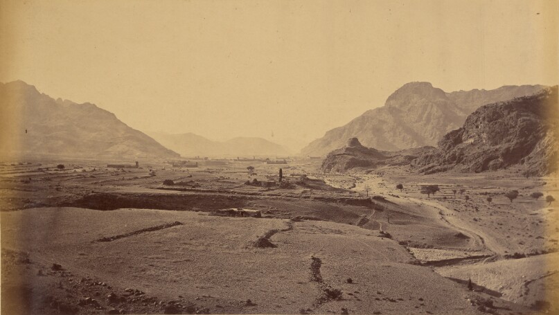 General View Ispola and Sultan Kheyl Villages, showing Buddhist Tope