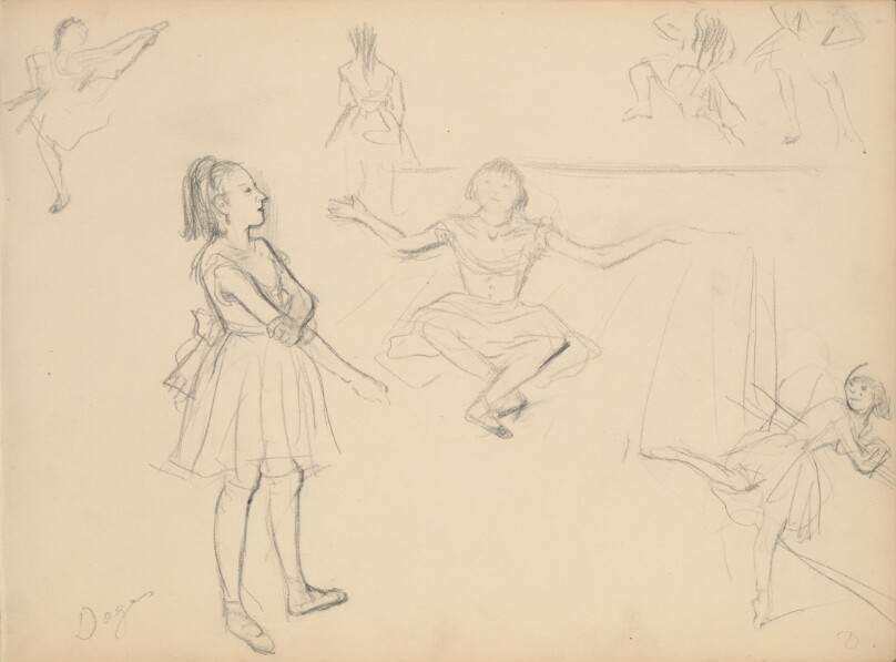 Ballet Dancers Rehearsing