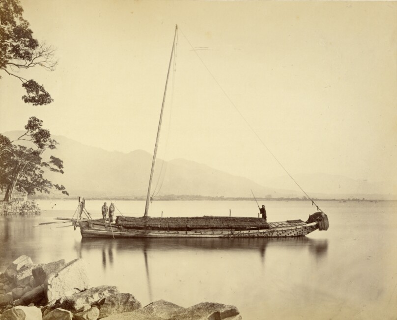 Boat on Lake Biwa