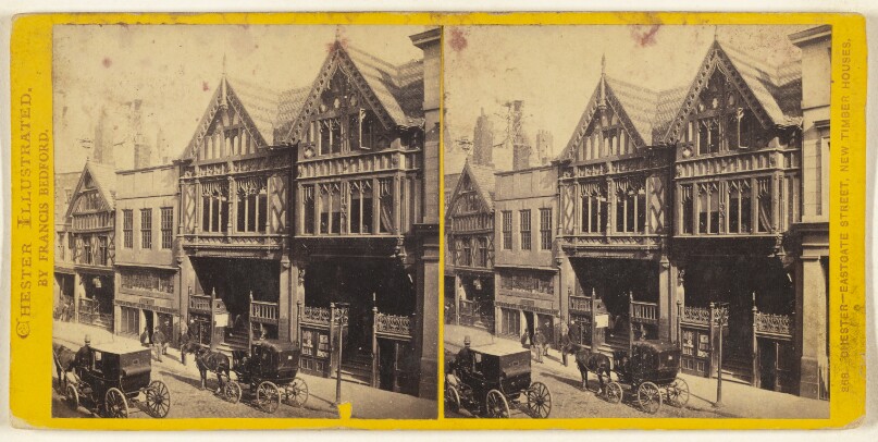 Chester - Eastgate Street, New Timber Houses. [Chester, England]