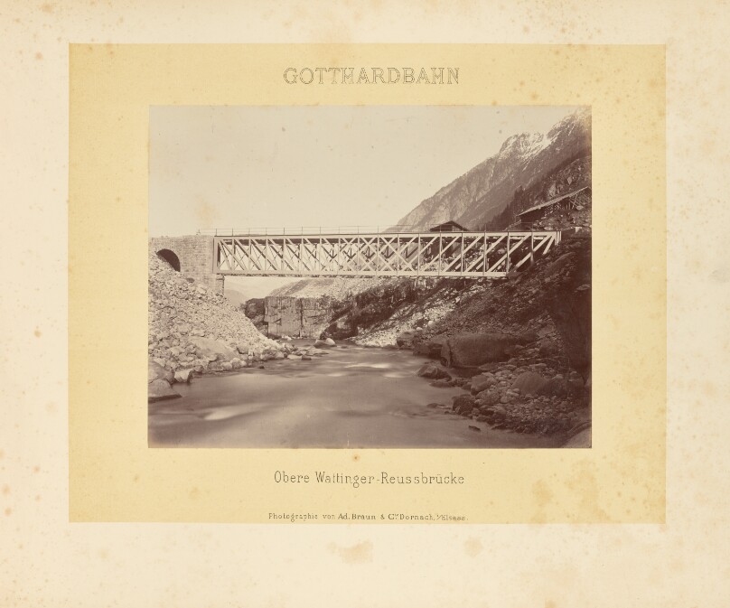 Gotthardbahn: Obere Wattinger-Reussbrücke