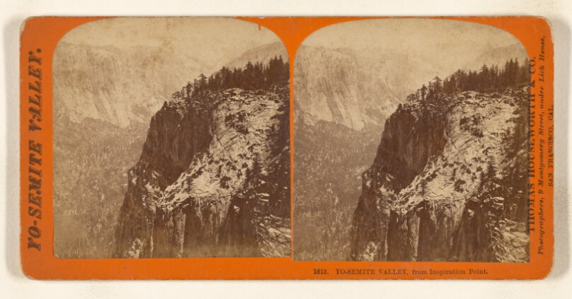 Yo-Semite Valley, from Inspiration Point.