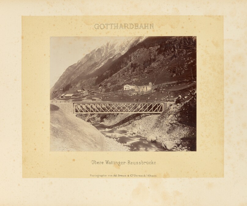 Gotthardbahn: Obere Wattinger-Reussbrücke