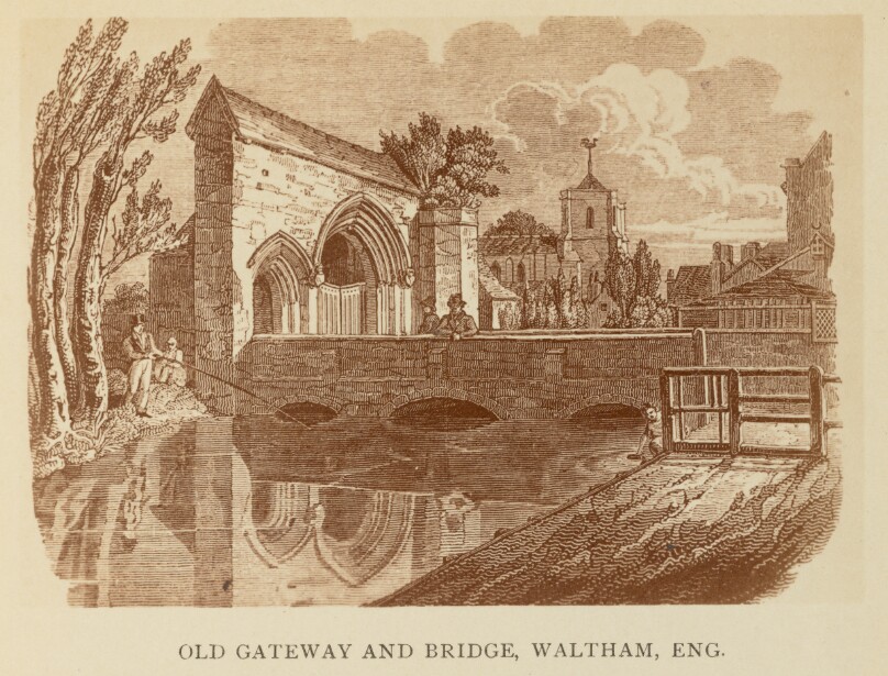 Old Gateway and Bridge, Waltham, England