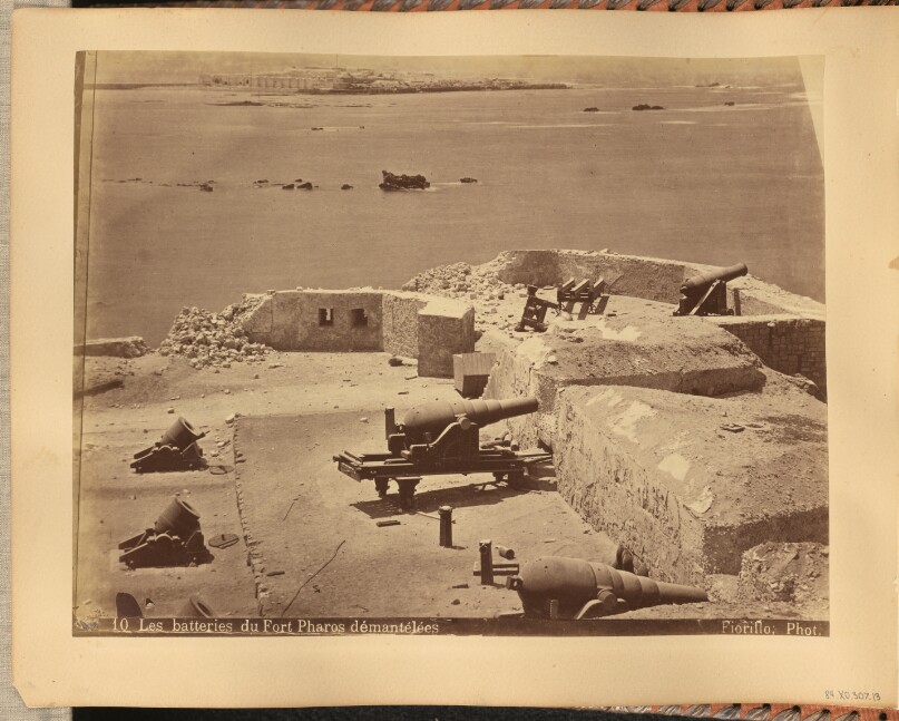 Les batteries du Fort Pharos démantélées