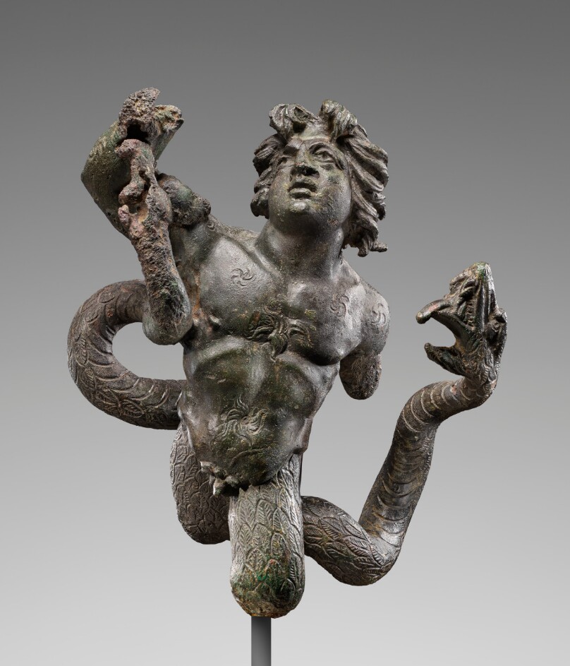 Statuette of a Snake-legged Giant
