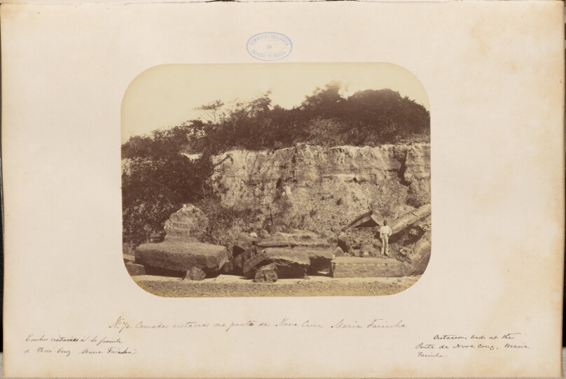 Camadas cretaceas na ponta da Nova Cruz, Maria Farinha
