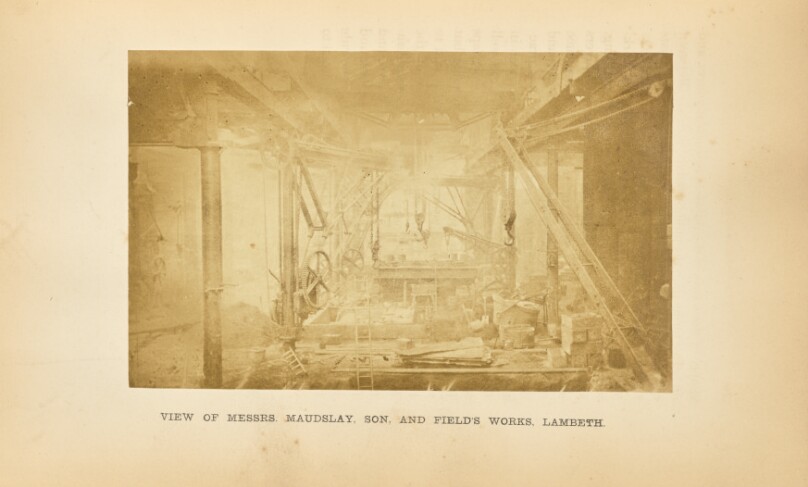 Messrs. Maudslay, Son, and Field's Works, Lambeth: The Foundry
