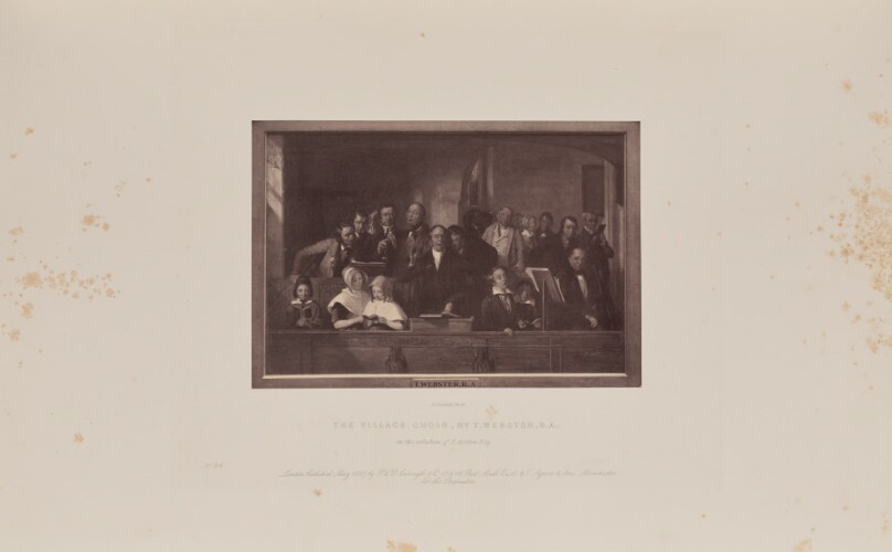 The Village Choir, by T. Webster, R.A.