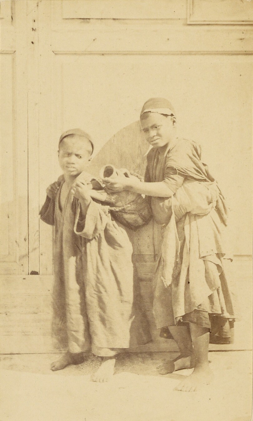 [Portrait of two children]