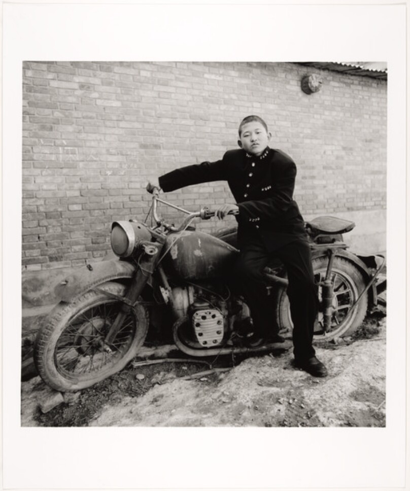 A Rural Boy In School Uniform, Fengxiang, Shaanxi Province