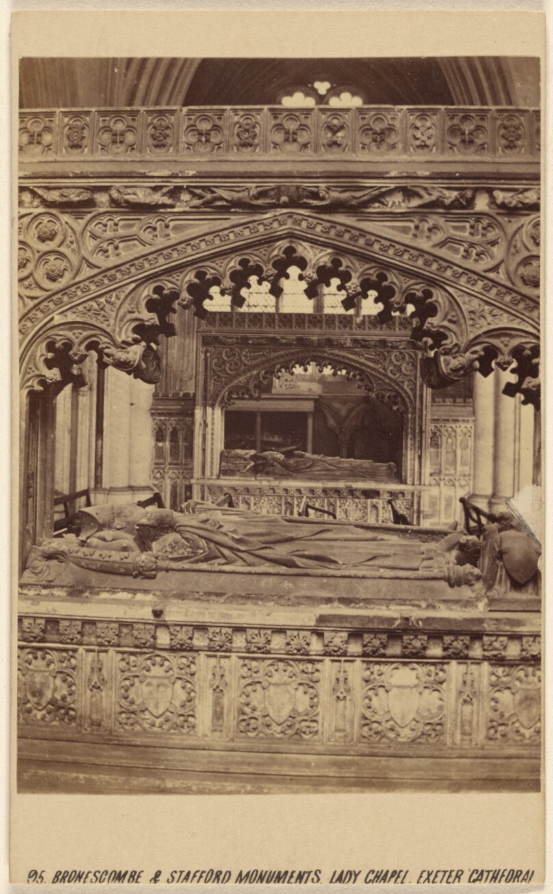 Bronescombe & Stafford Monuments, Lady Chapel, Exeter Cathedral.