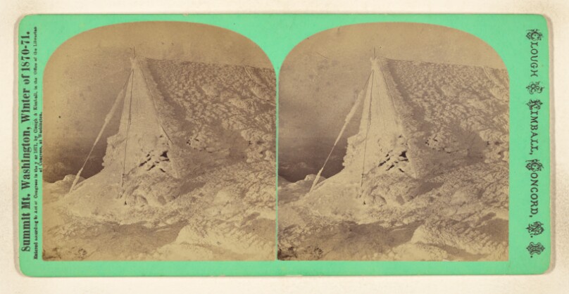 Tip Top House, frost two feet thick. [Mt. Washington, N.H.]