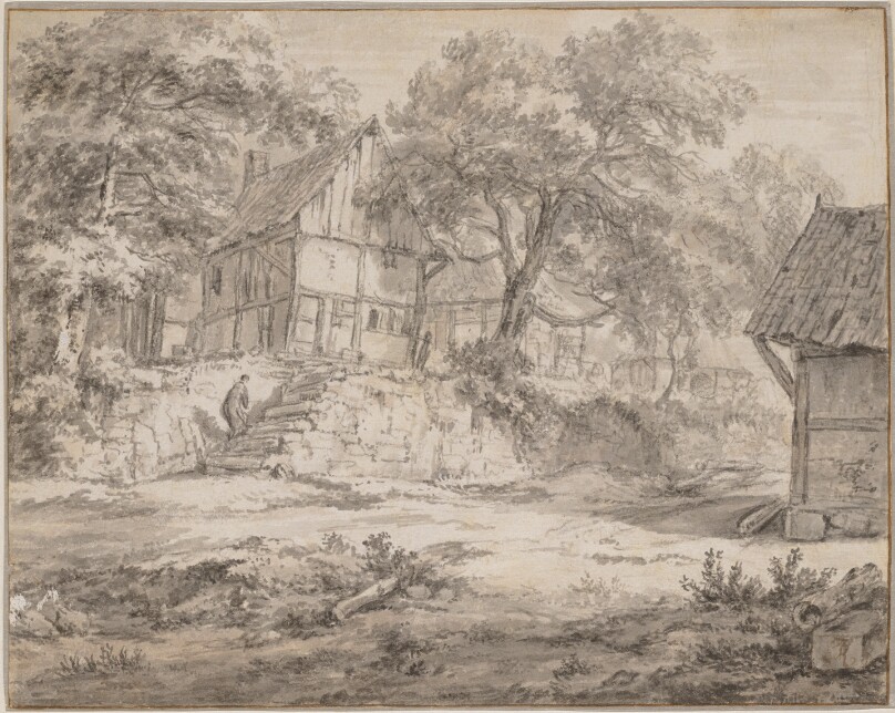 Cottages among Trees