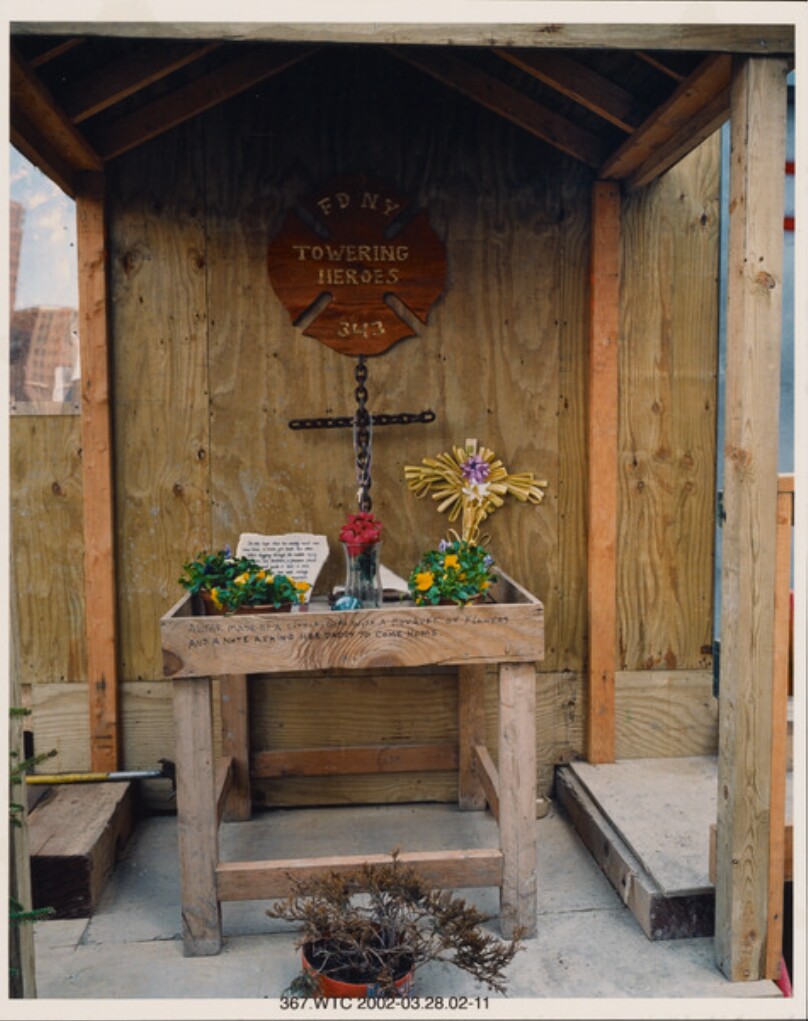 FDNY Shrine in Site at Liberty St.