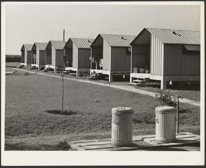 Housing for Migratory Vegetable Pickers, Osceola Labor Camps, Built by FSA, Belle Glade, Florida