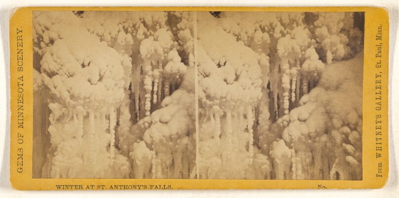 Winter at St. Anthony's Falls.