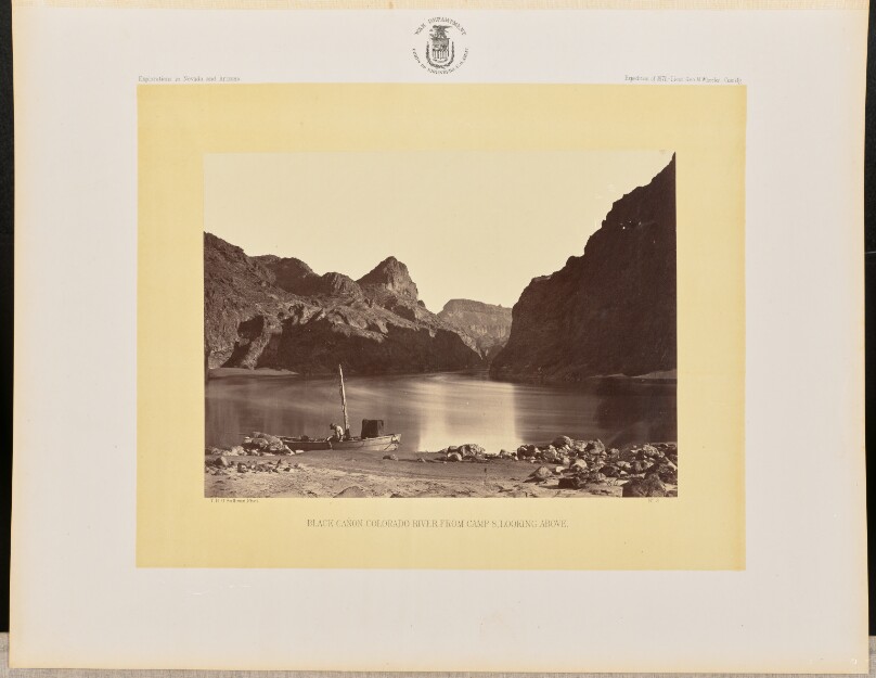 Black Cañon, Colorado River, from Camp 8, Looking Above