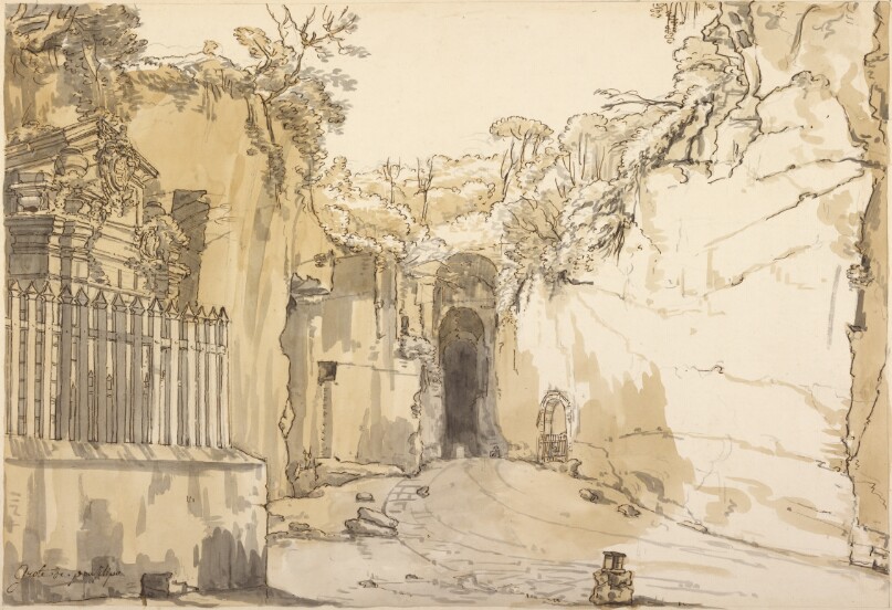 The Entrance to the Grotto at Posillipo