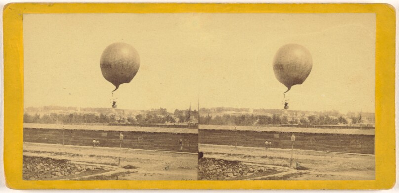Ascent of Prof. Low's Baloon [sic] from the corner of 6th Ave. and 59th St.