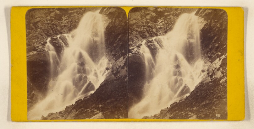 Suisse. - Pontresina. - Engadine. Cascade de la Resina.