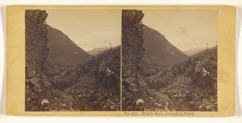 Pulpit Rock, Crawford Notch.