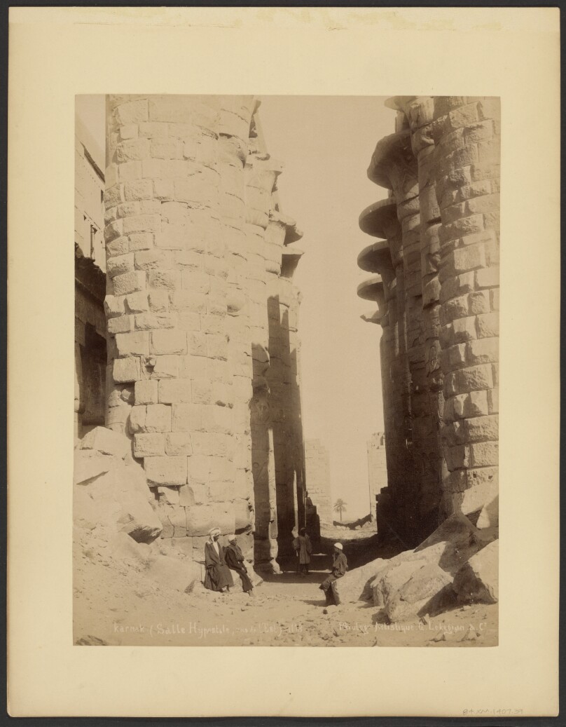 Karnak (Salle Hypostyle, vue de L'Est)