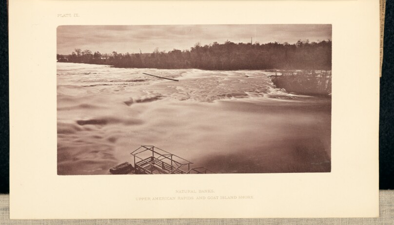 Upper American Rapids and Goat Island Shore