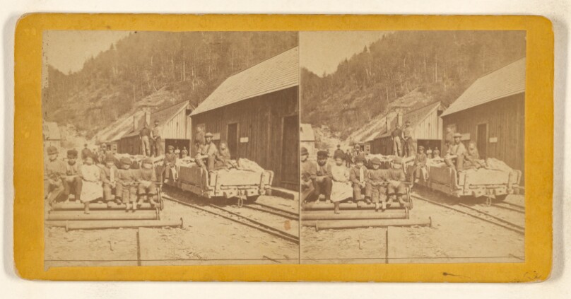 Blacksmith Shop, &c., East End. [Hoosac Tunnel Route]
