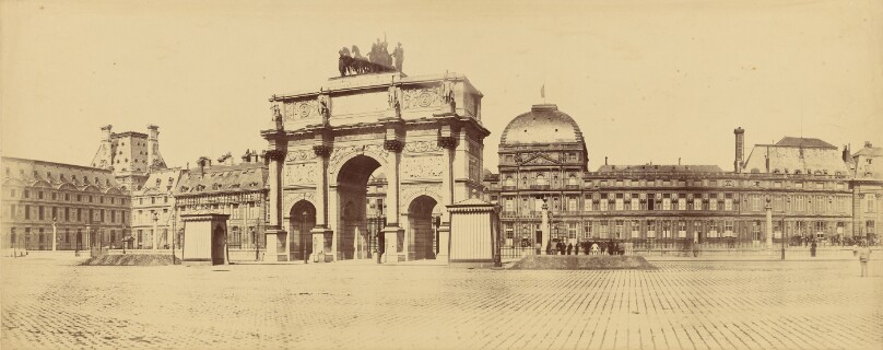 [Panorama with Arc de Triomphe du Carrousel]