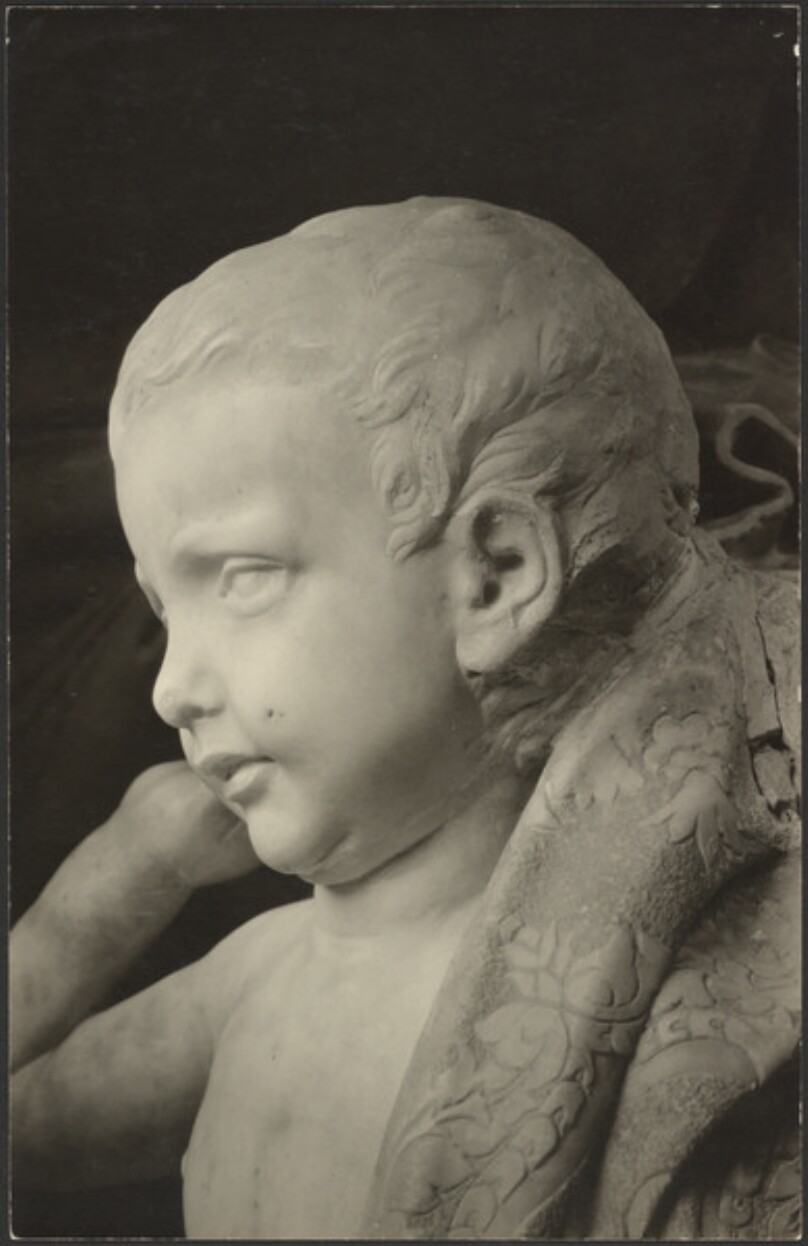 Putto, by an assistant of Antonio Rossellino.