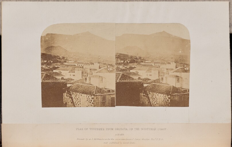 Peak of Teneriffe, from Orotava, on the northern coast