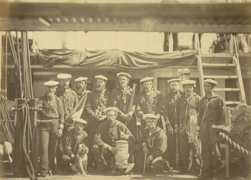 A Group of Boatswains Mates & Quarter Masters