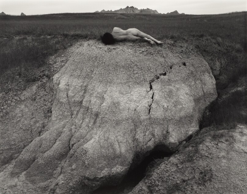 Self-Portrait at Badlands