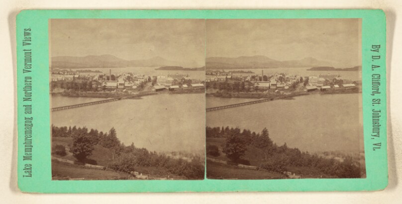 Newport, Vermont, From Pine Hill.
