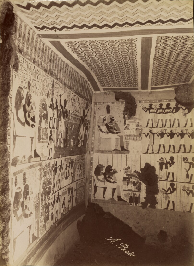 [Interior of the Tomb of Nakht] / [Interieur du Tombeau Nakht]