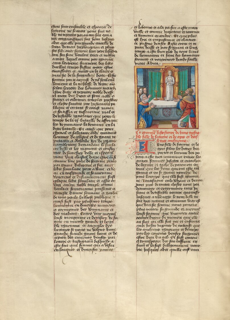 Juno Being Worshipped by the Romans as the Goddess of Kingdoms